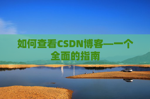 如何查看CSDN博客—一个全面的指南